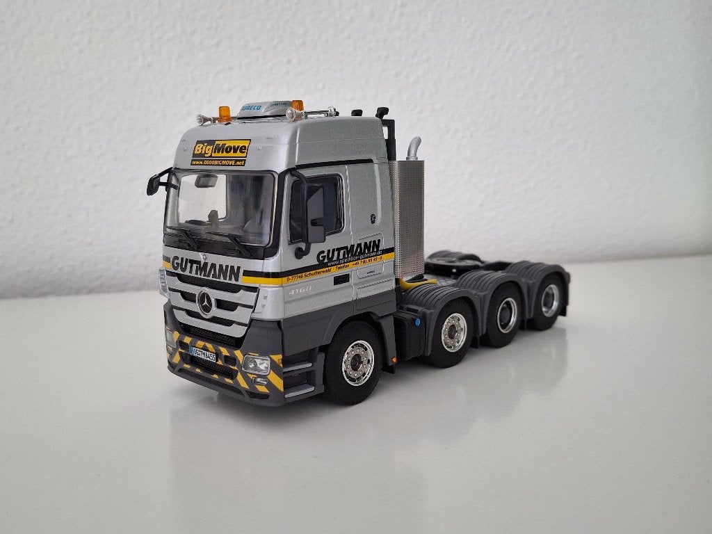 Mercedes Actros MP3 8x4 trekker Gutman, WSi 1/50, Hobby en Vrije tijd, Modelauto's | 1:50, Ophalen of Verzenden, Nieuw, Bus of Vrachtwagen