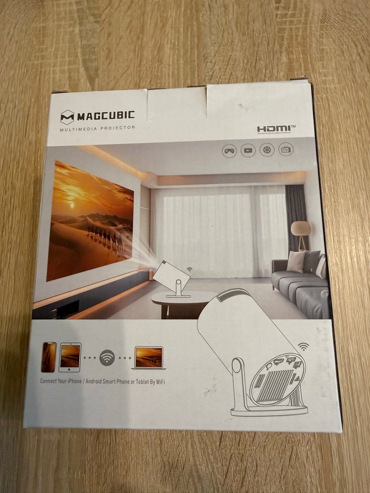 MAGCUBIC Multimedia Projector - Nieuw in doos, Ophalen of Verzenden, Nieuw, LED, Overige resoluties