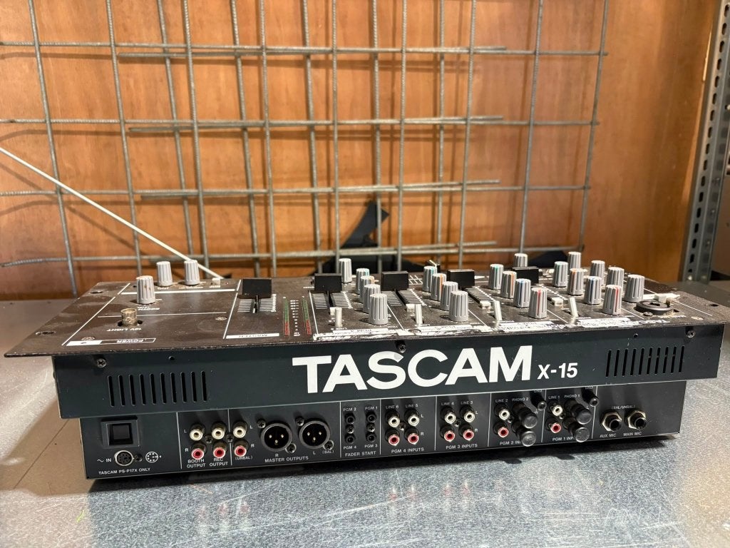Tascam X-15 Professionele DJ Mixer | Vintage Club Mixer, Ophalen, Gebruikt, Overige merken