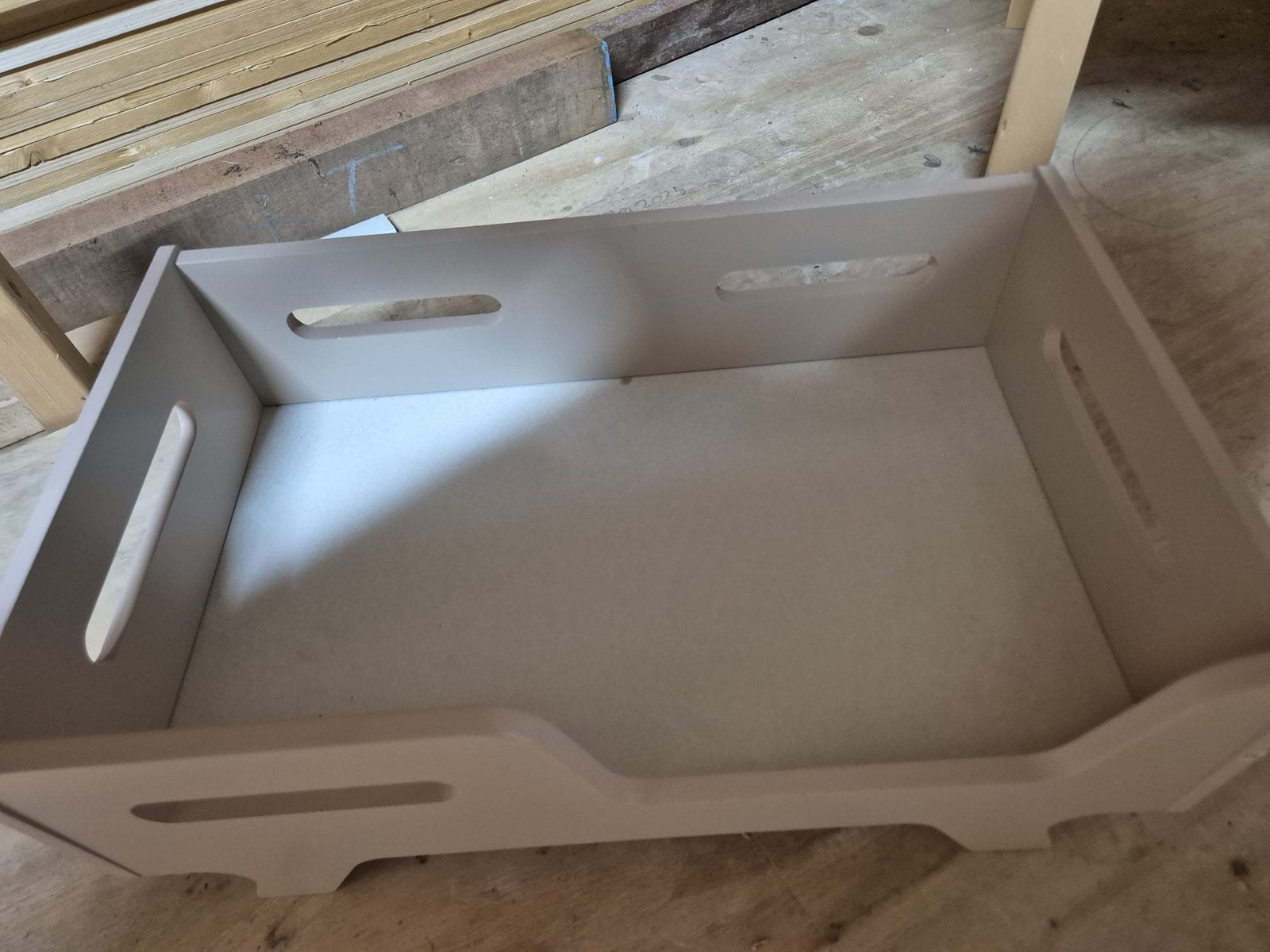 Houten Poppenbed petit amelie, Ophalen, Zo goed als nieuw, Babypop