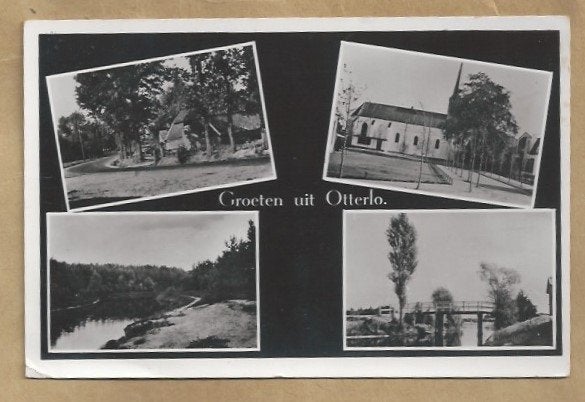 Oude ansichtkaart Groeten uit Otterlo (Gelopen), Ophalen of Verzenden, Voor 1920, Gelopen, Gelderland