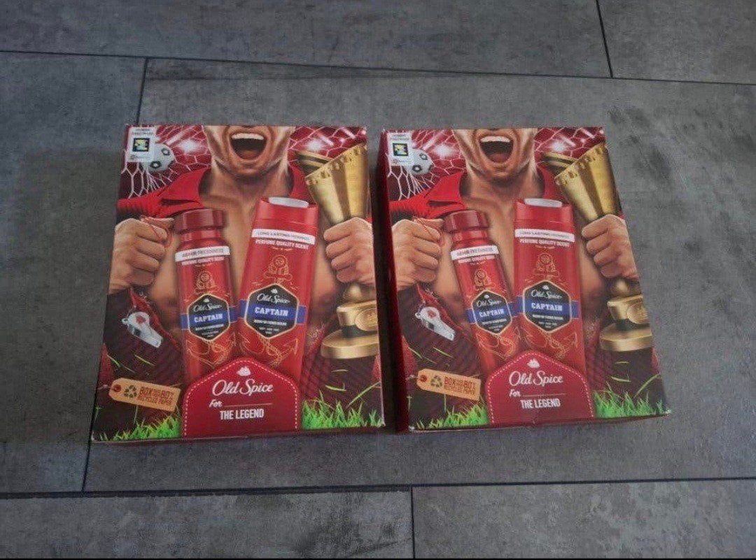 Old Spice Captain Douchegel & Deodorant Cadeauset (advr 493), Ophalen of Verzenden, Nieuw, Bad & Douche