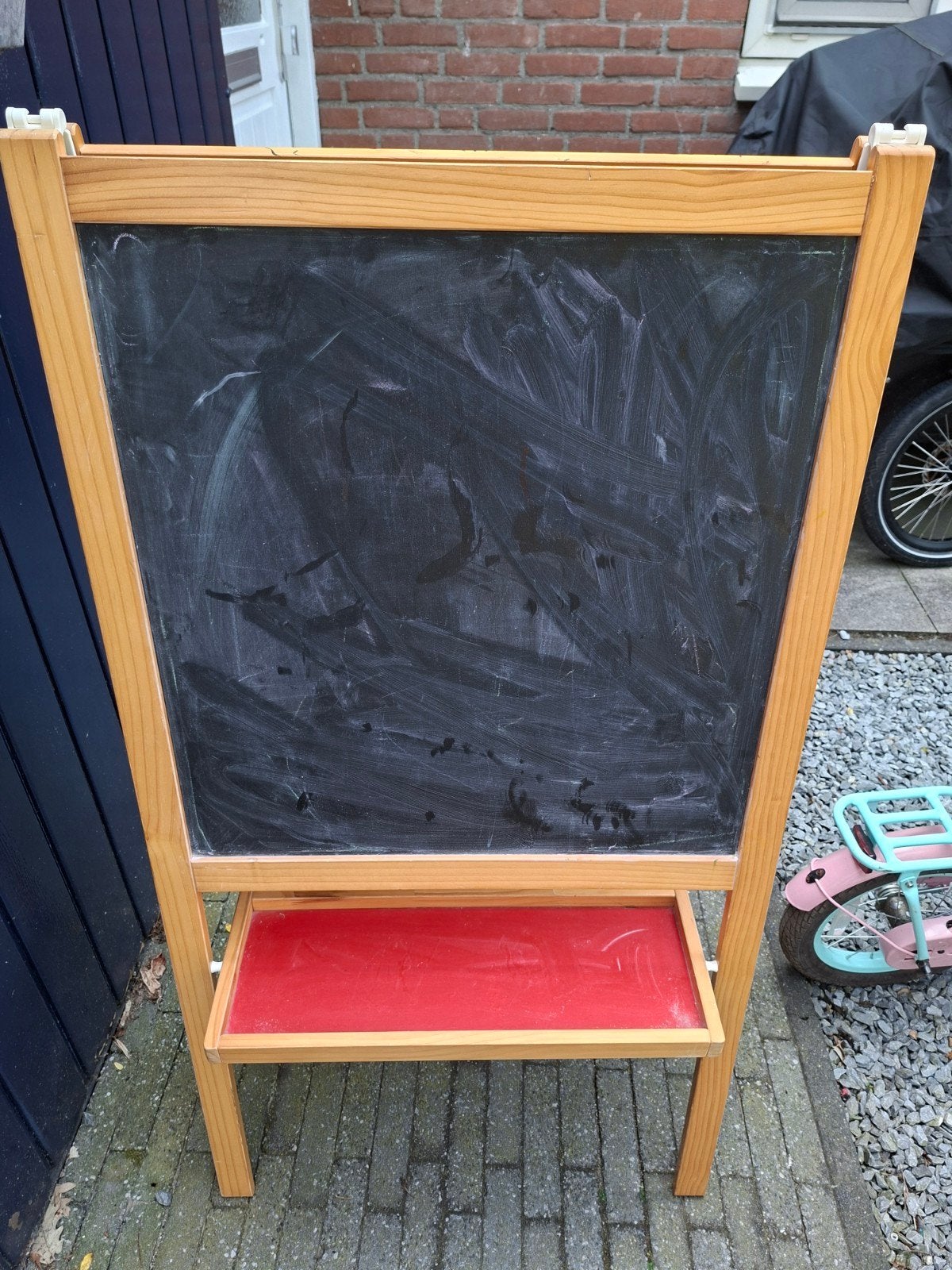 krijtbord en whiteboard, Ophalen, Gebruikt, Krijtbord