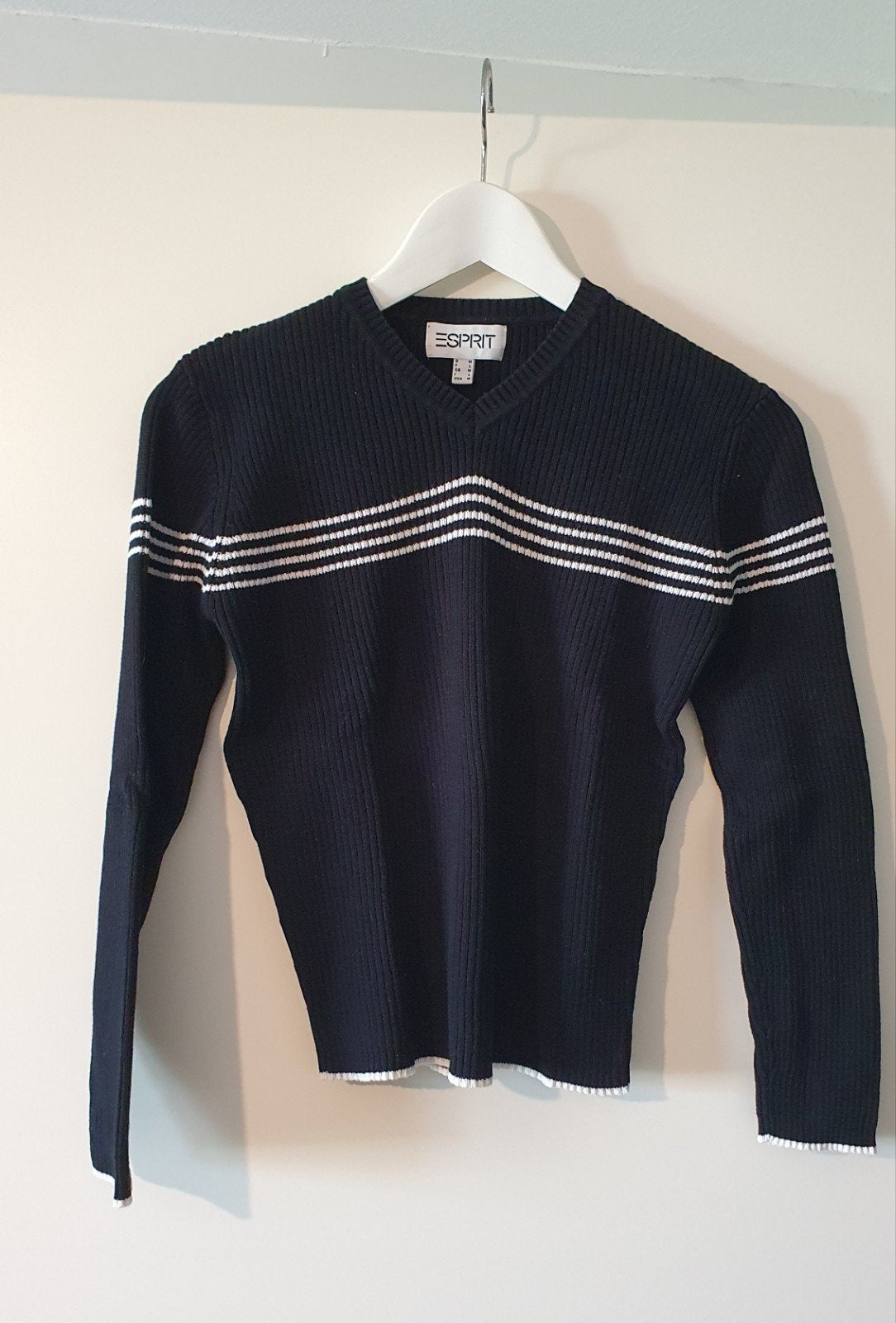 Esprit katoenen trui navy blauw maat S/M, Ophalen of Verzenden, Zo goed als nieuw, Maat 38/40 (M), Blauw