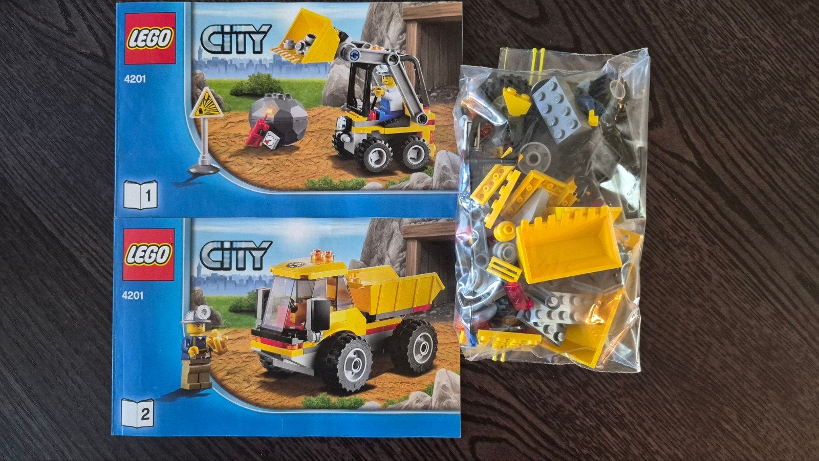 LEGO City 4201: Mijnbouw Kiepwagen & Graafmachine, Ophalen of Verzenden, Zo goed als nieuw