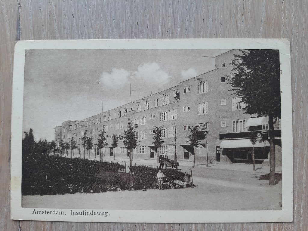 Amsterdam Insulindeweg  Riouwstraat, Matto schoenwinkel 1931, Ophalen of Verzenden, 1920 tot 1940, Gelopen, Noord-Holland