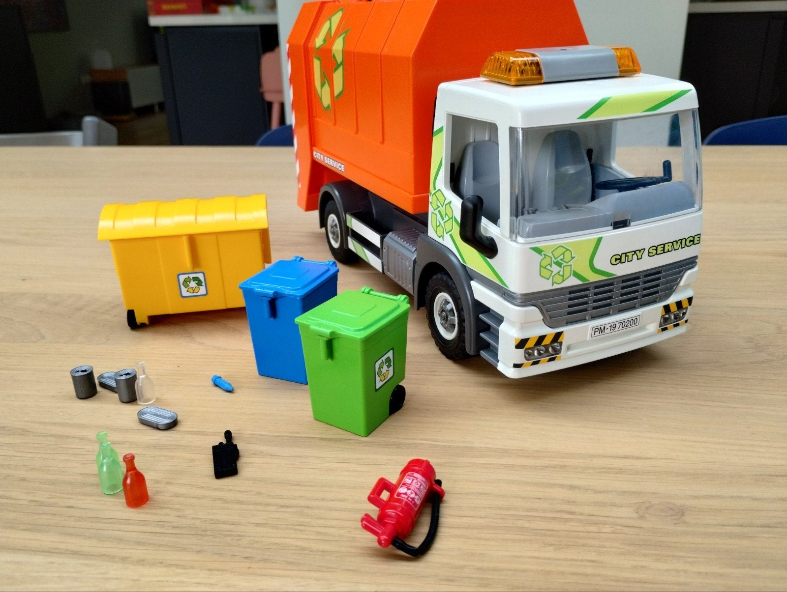 Playmobil 70200 vuilniswagen, Ophalen, Gebruikt