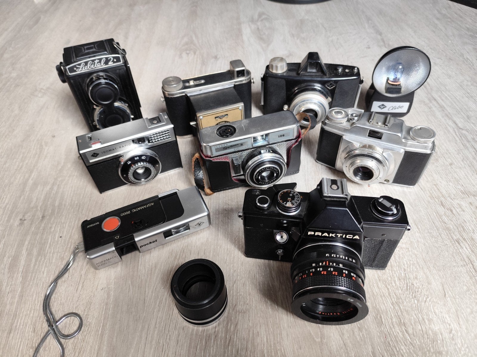 Vintage Camera Collectie - Diverse Modellen, Ophalen, Gebruikt, Spiegelreflex, Overige Merken