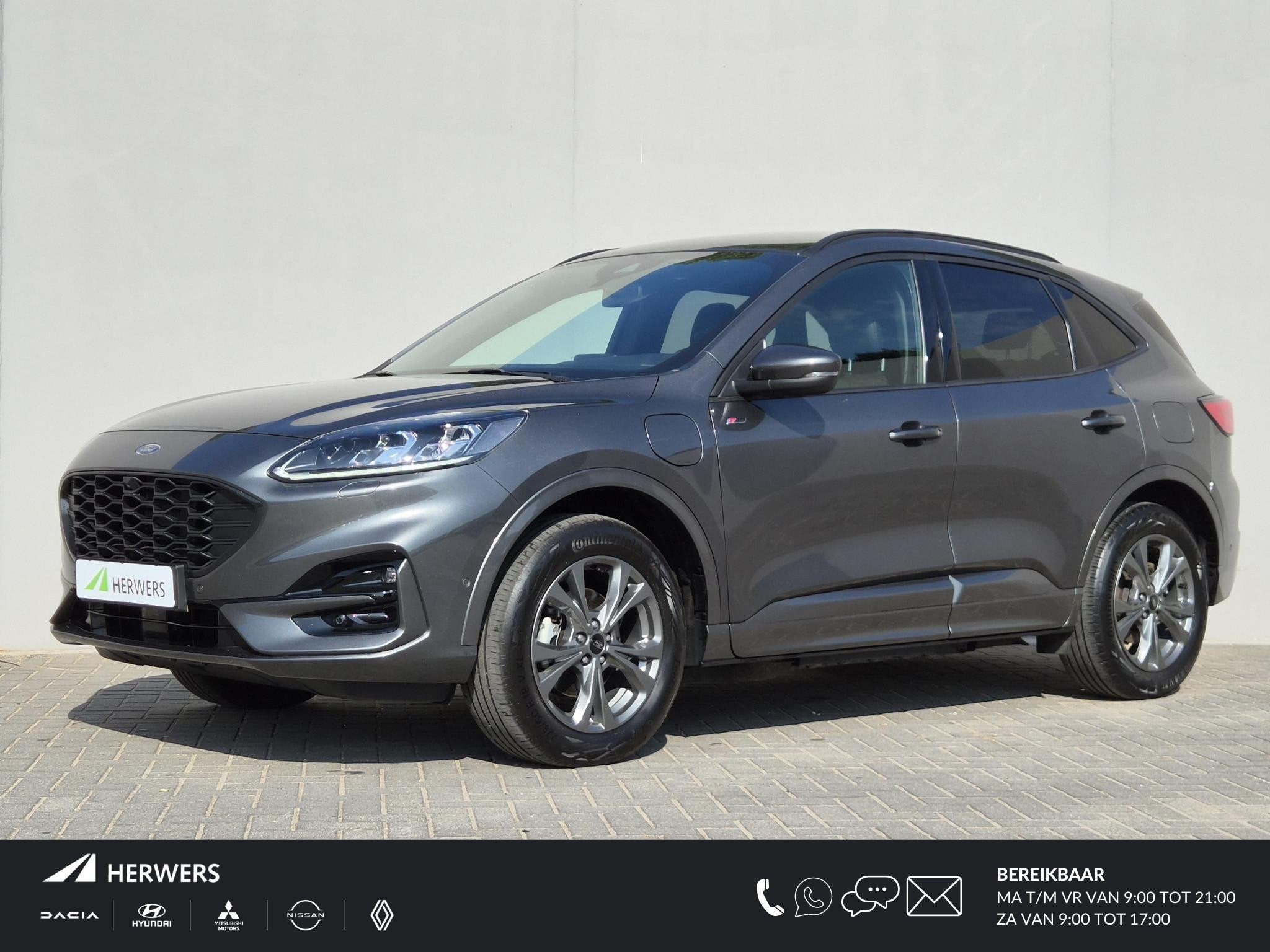 Ford Kuga 2.5 PHEV ST-Line X / SOH 91% / Dealer onderhouden, Auto's, Ford, 14 kWh, Gebruikt, Euro 6, Leder en Stof