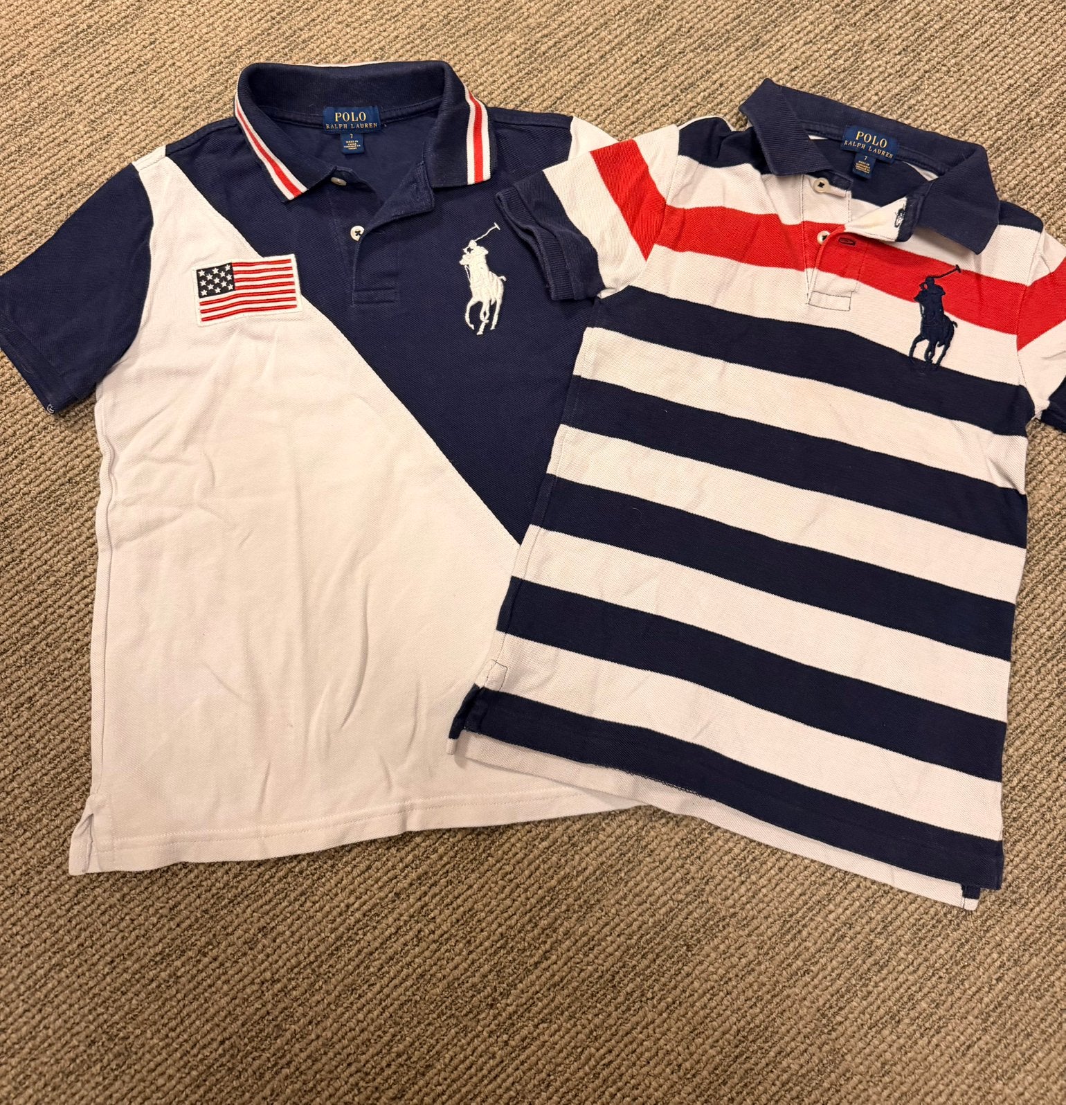 2 leuke polo’s Polo Ralph Lauren, Ophalen of Verzenden, Gebruikt, Maat 128