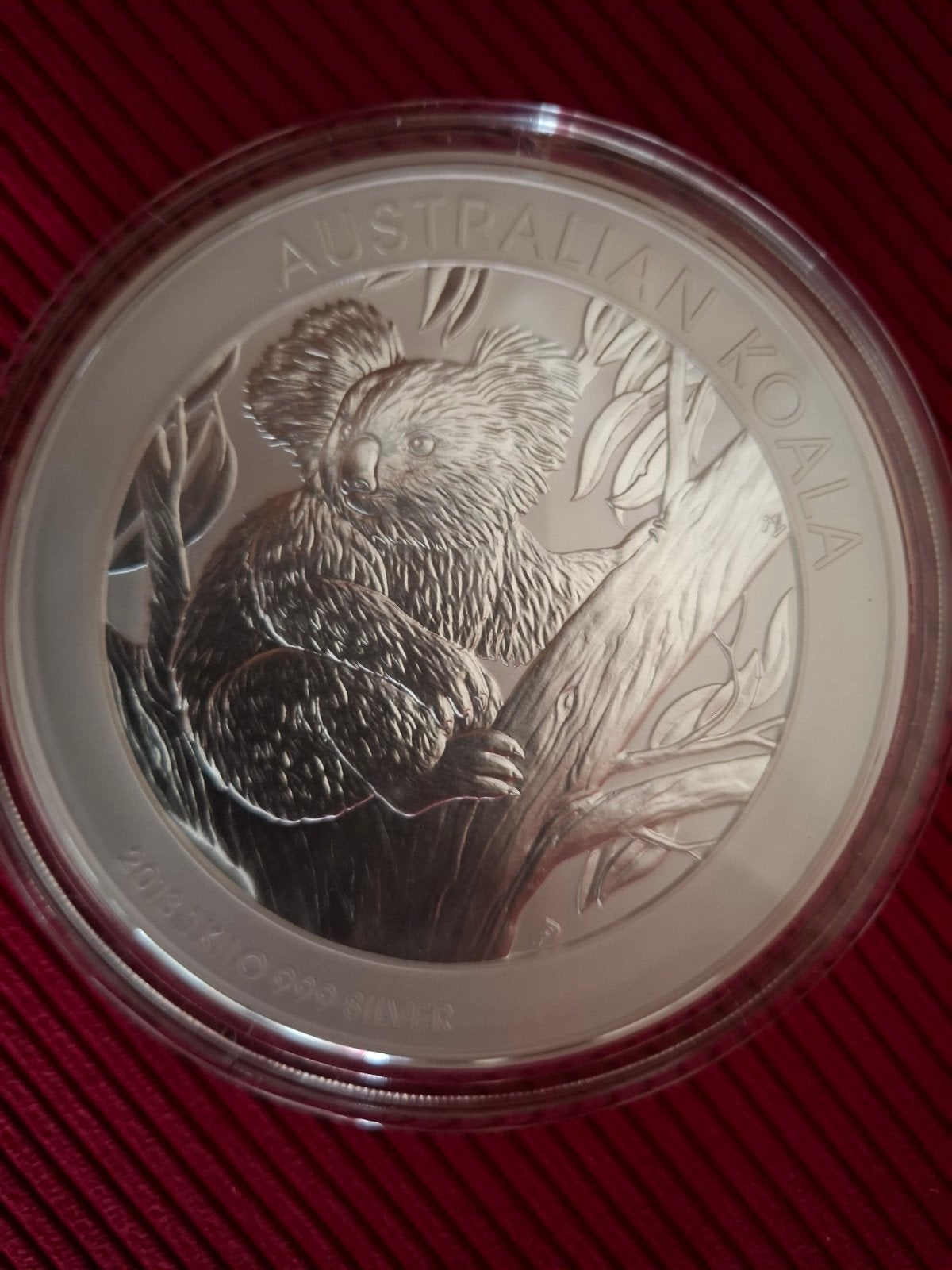 Australian Koala 1 Kilo Zilveren Munt 2013, Ophalen of Verzenden