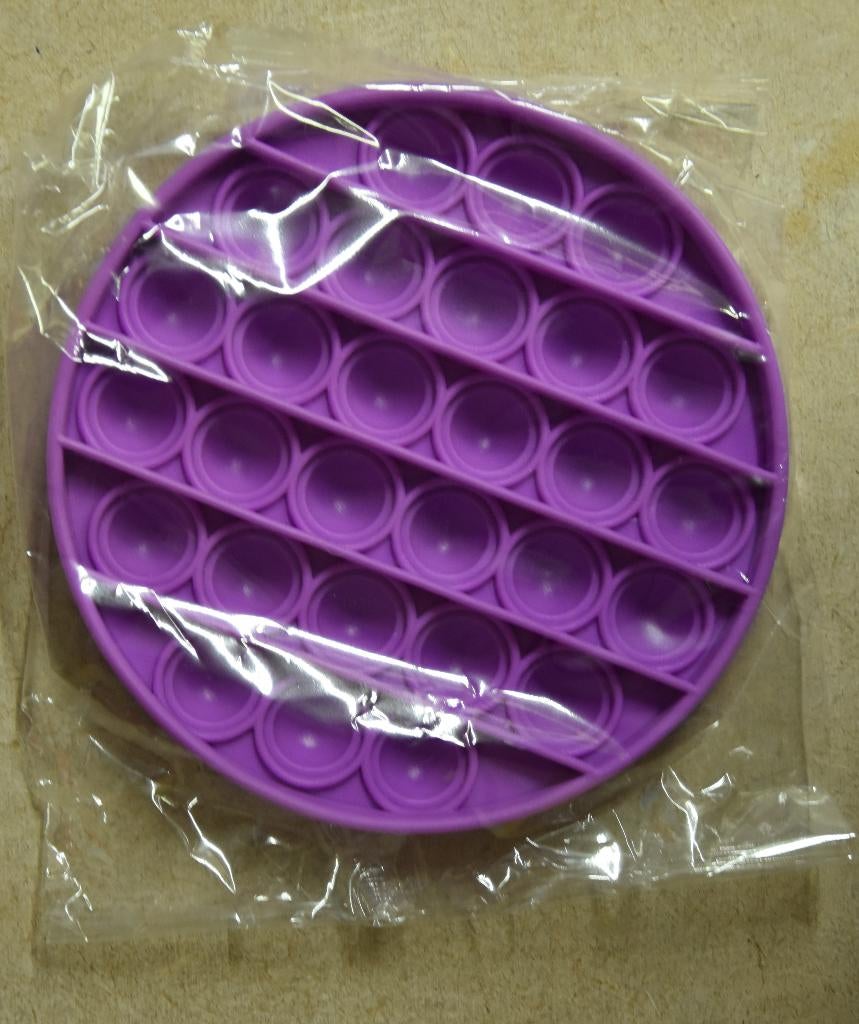 anti stress spel fidget pop it drukknoppen NIEUW paars rond, Ophalen of Verzenden, Nieuw