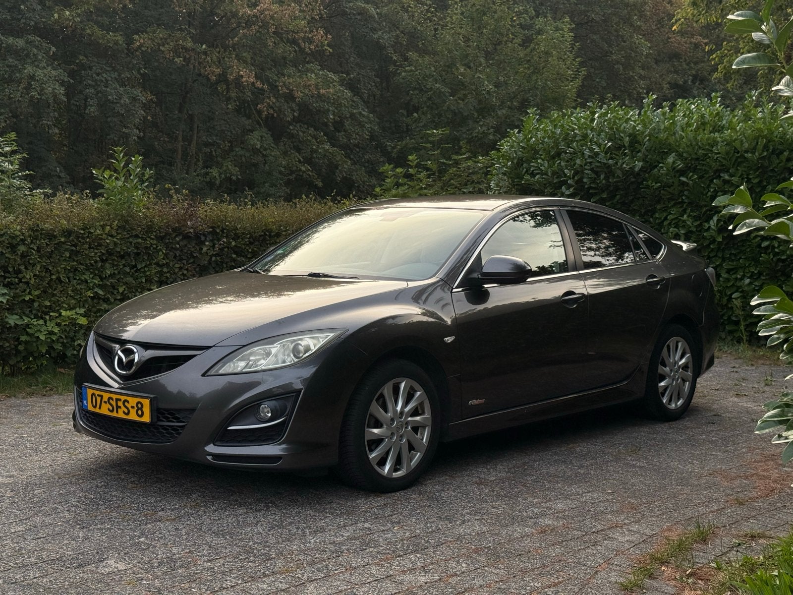 Mazda 6 2.0 GT-M Line | 155 PK | Leder | Stoelv | Cruise, Zwart, 4 cilinders, Leder en Stof, Particulier