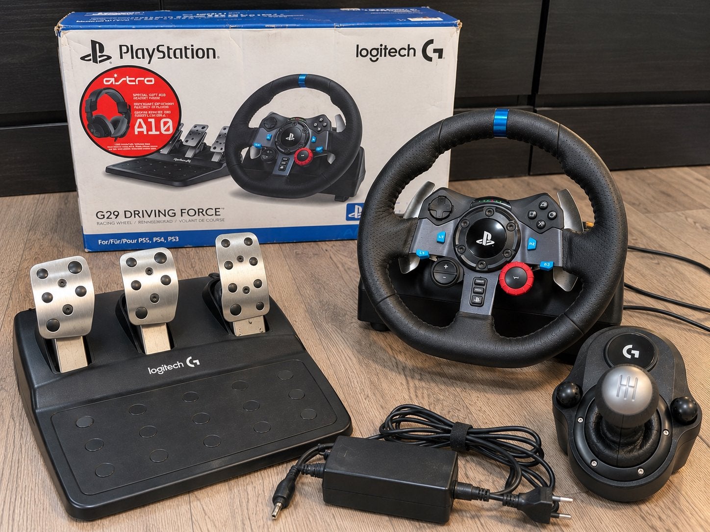 Logitech G29 Driving Force racestuur met pedalen en shifter, Spelcomputers en Games, Ophalen of Verzenden, Zo goed als nieuw, Stuur of Pedalen