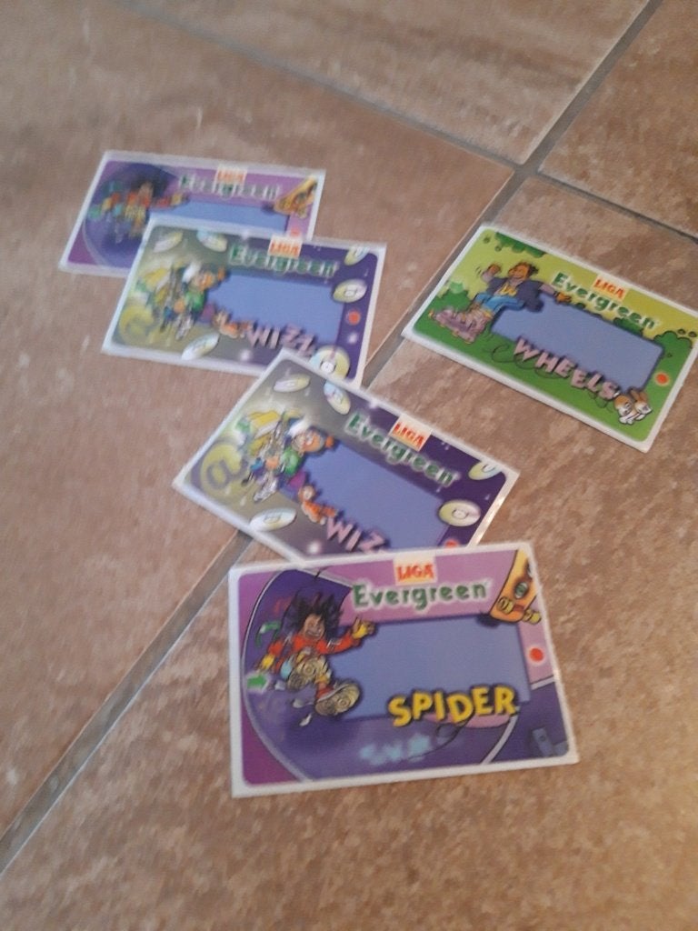5 Liga Evergreen 'magic stickers' - nieuw, Ophalen of Verzenden, Nieuw, Meerdere stickers