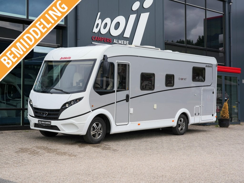 Dethleffs Trend I 7057 DBM Automaat + Queensbed, Caravans en Kamperen, Fiat, Bedrijf, Diesel, Dethleffs