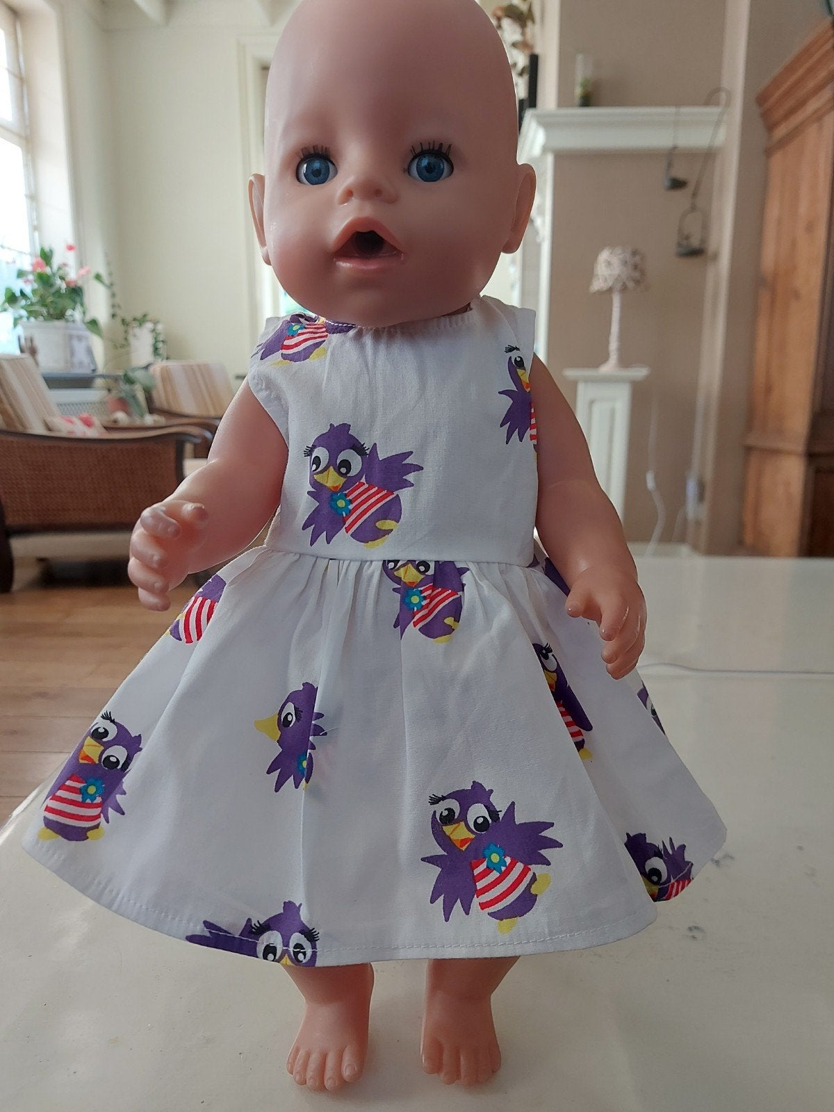 Zwier jurk jet efteling baby born pop, Ophalen of Verzenden, Nieuw, Babypop