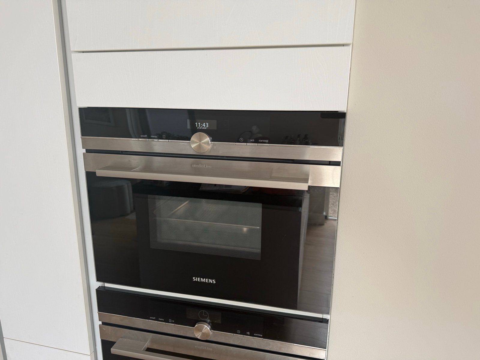 Siemens IQ700 Studioline Stoomoven - Zgan, Ophalen, 45 tot 50 cm, Siemens, Inbouw