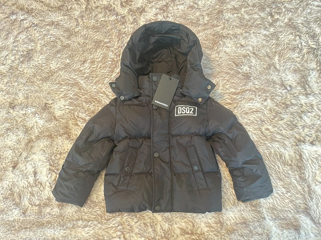 Dsquared winterjas peuter (zwart), Ophalen of Verzenden, Zo goed als nieuw