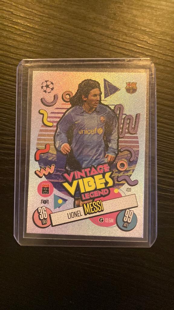 Lionel messi / vintage vibes ,match attack, Hobby en Vrije tijd, Stickers en Plaatjes, Verzenden, Zo goed als nieuw, Plaatje