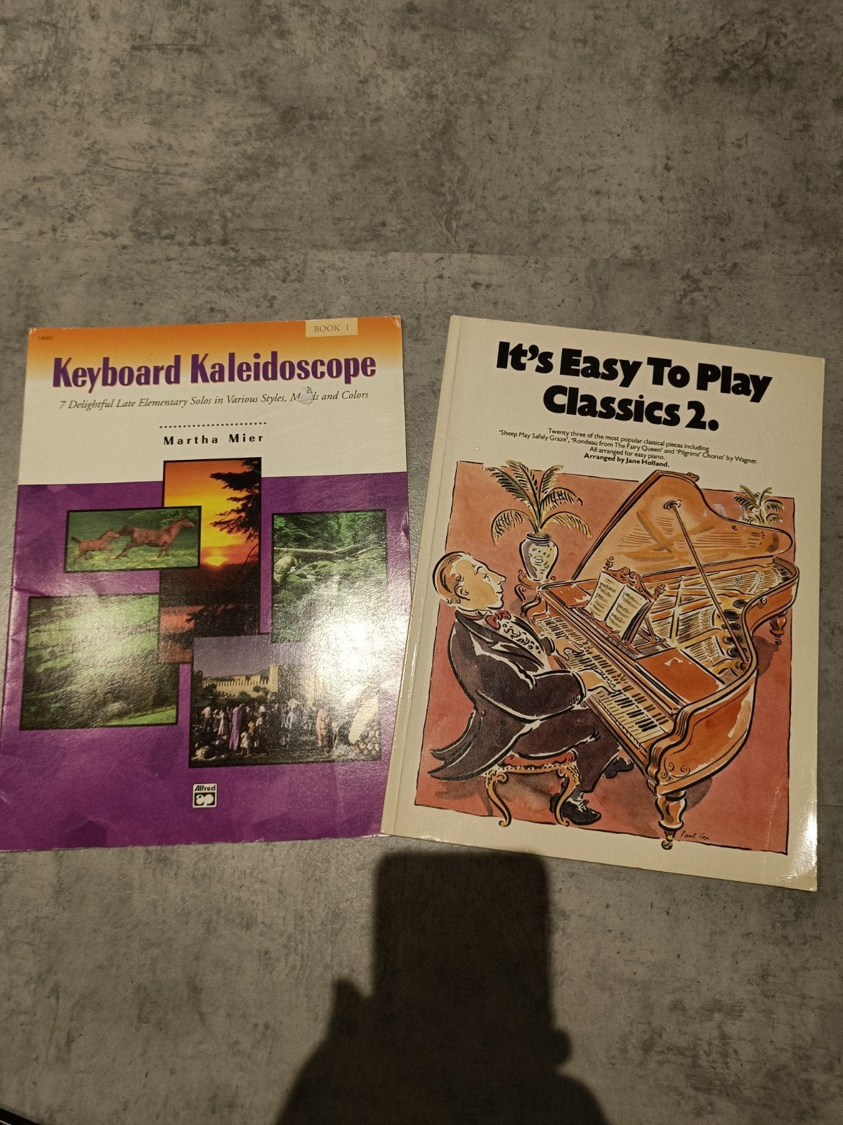 2 Pianoboeken: Klassiek & Solo's voor Beginners/Gevorde, Muziek en Instrumenten, Gebruikt, Klassiek, Ophalen of Verzenden, Artiest of Componist