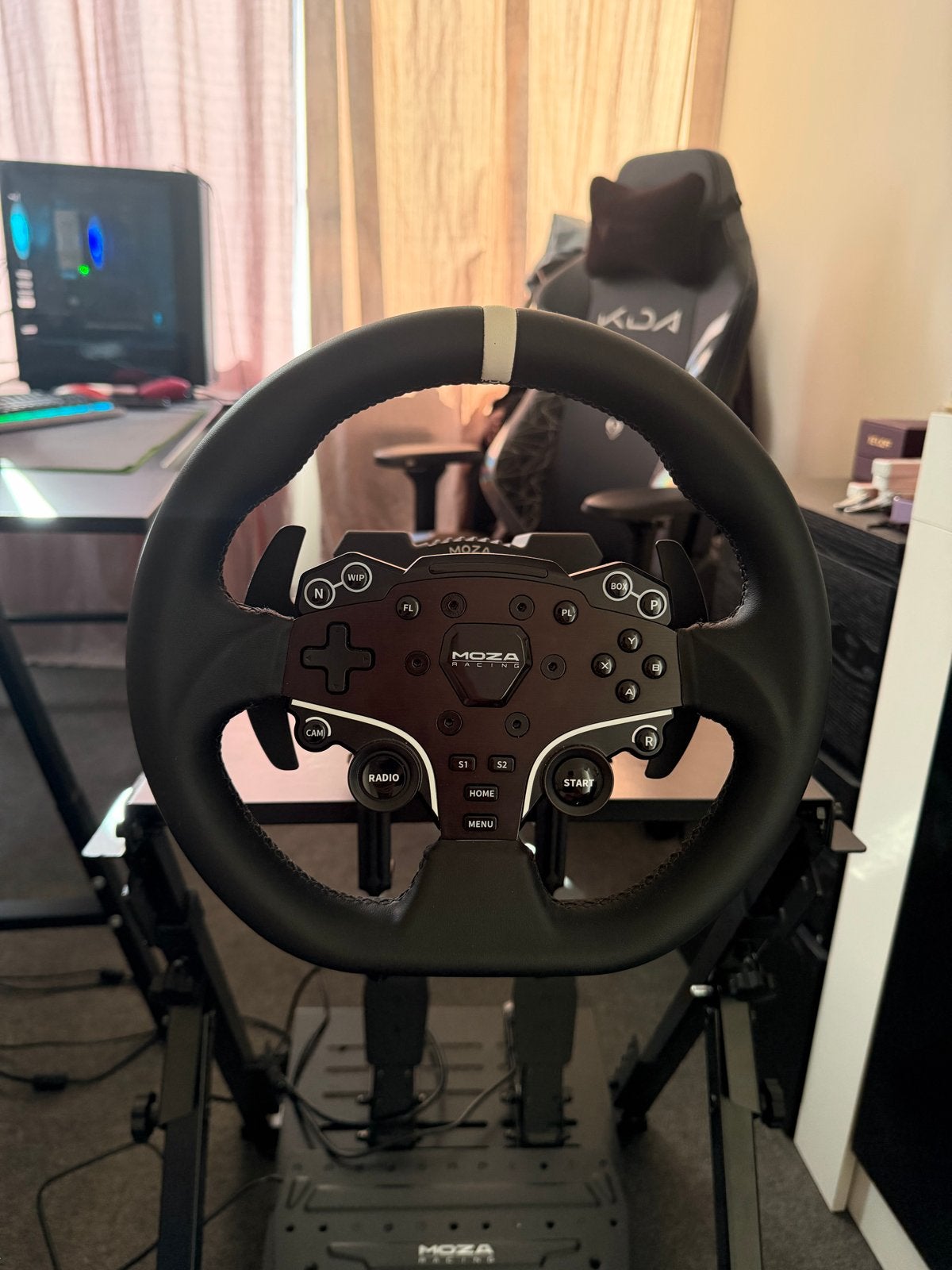 Moza R5 Direct Drive Bundle + GTPLAYER Wheel Stand, Ophalen, Overige merken, Zo goed als nieuw