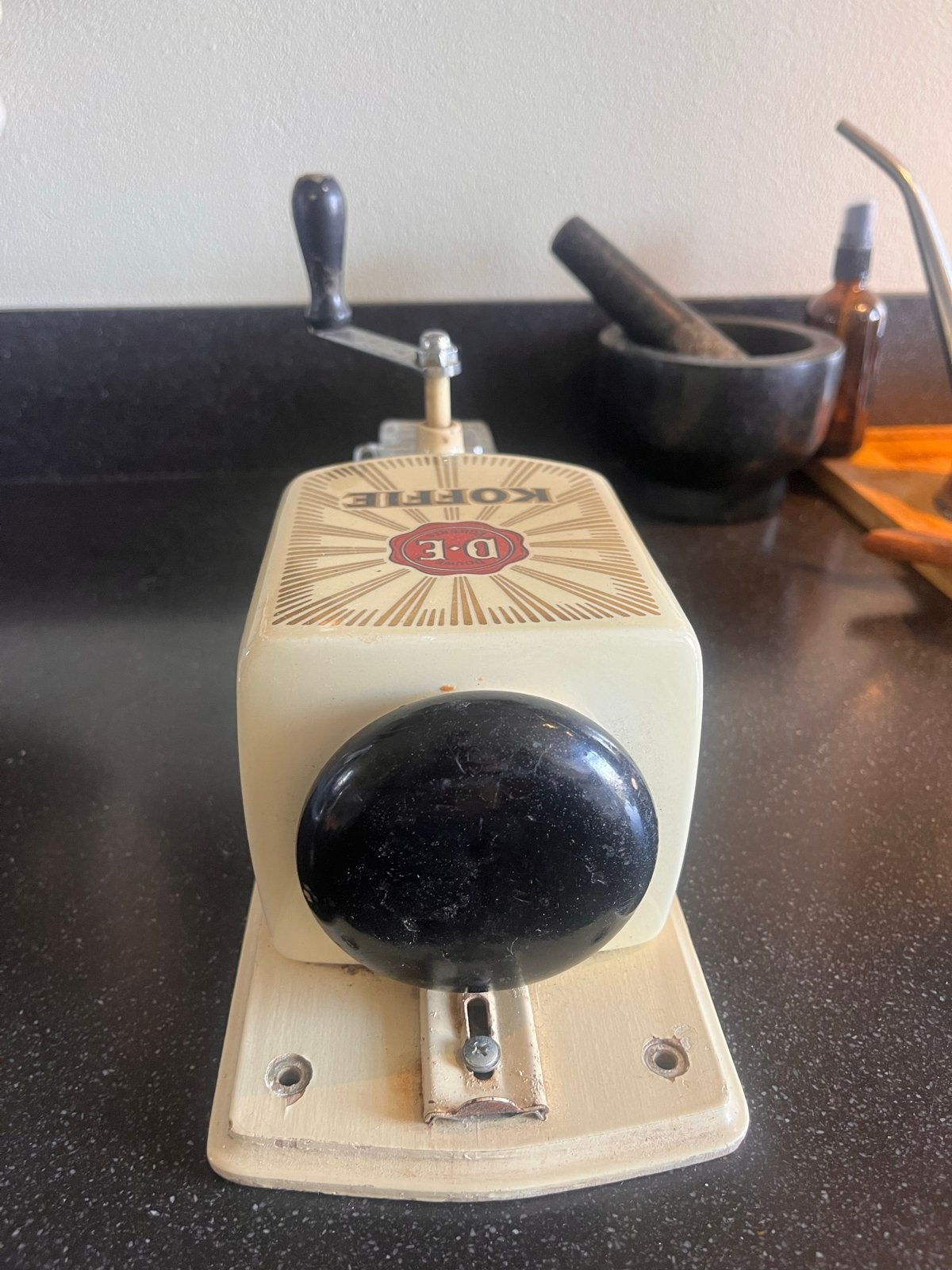 Vintage Douwe Egberts Koffiemolen - Wandmodel, Antiek en Kunst, Antiek | Keukenbenodigdheden, Ophalen of Verzenden