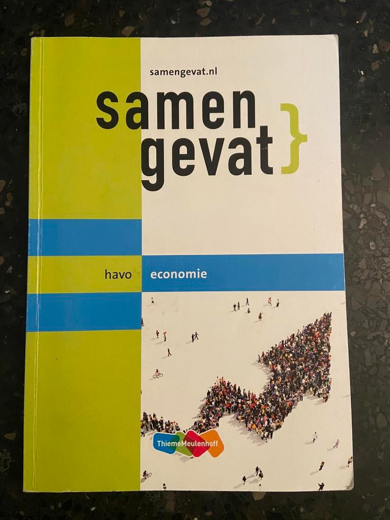 Samengevat economie havo, Boeken, Ophalen of Verzenden, Zo goed als nieuw, HAVO, Economie