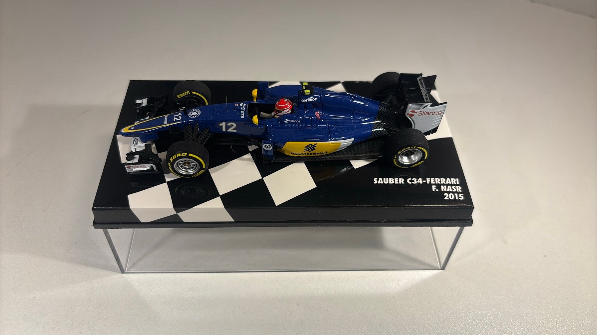 F1 sauber c34 ferrari f.nasr 2015 minichamps 1.43, Auto, Ophalen of Verzenden, MiniChamps, A