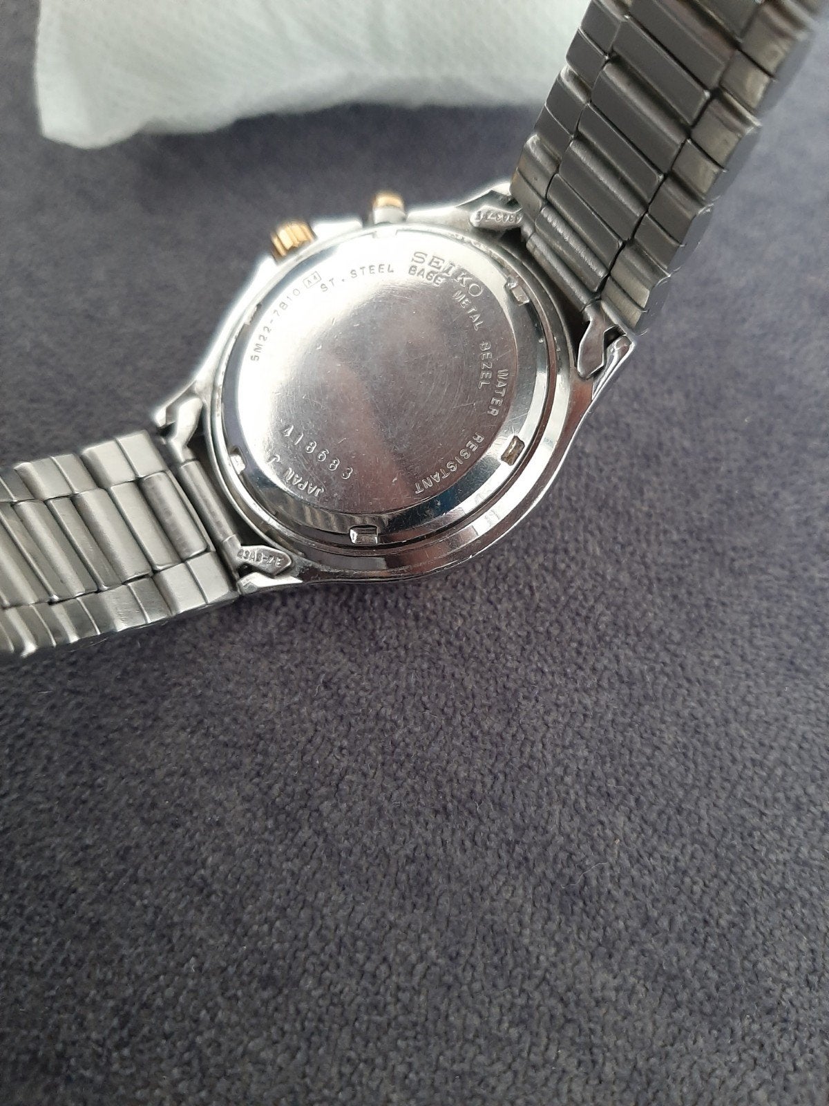 seiko kinetic SQ100, Ophalen of Verzenden, Staal, Seiko, 1960 of later