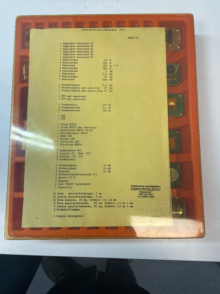 Elektronica bouwdoos 1980, Ophalen, Gebruikt