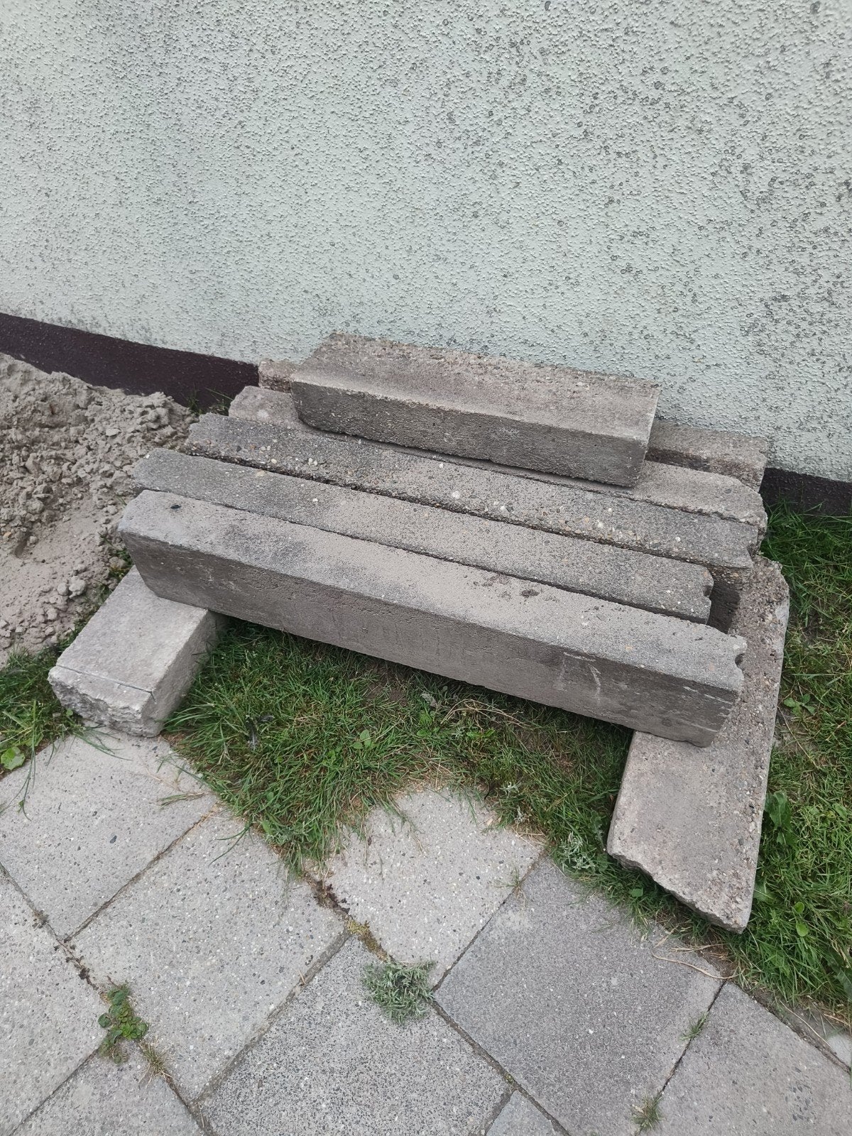 Opsluitbanden - stoepranden - borderrand, Tuin en Terras, Overige typen, Ophalen of Verzenden, Minder dan 25 cm, Beton