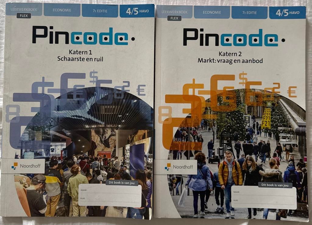 Pincode Economie 4/5 HAVO Katern 1 en 2, Boeken, Ophalen of Verzenden, Gelezen, HAVO, Economie