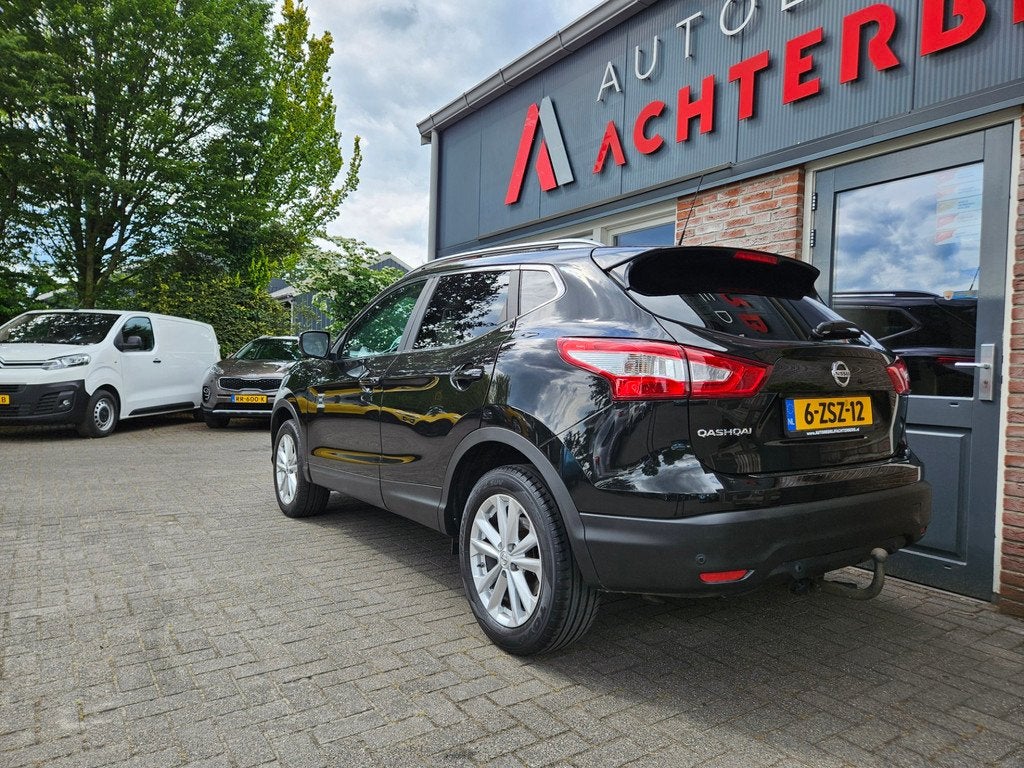 Nissan Qashqai 1.6 Tekna Trekhaak! 163PK! Leer! Camera! PDC!, Auto's, Nissan, Voorwielaandrijving, 1618 cc, Gebruikt, Euro 6