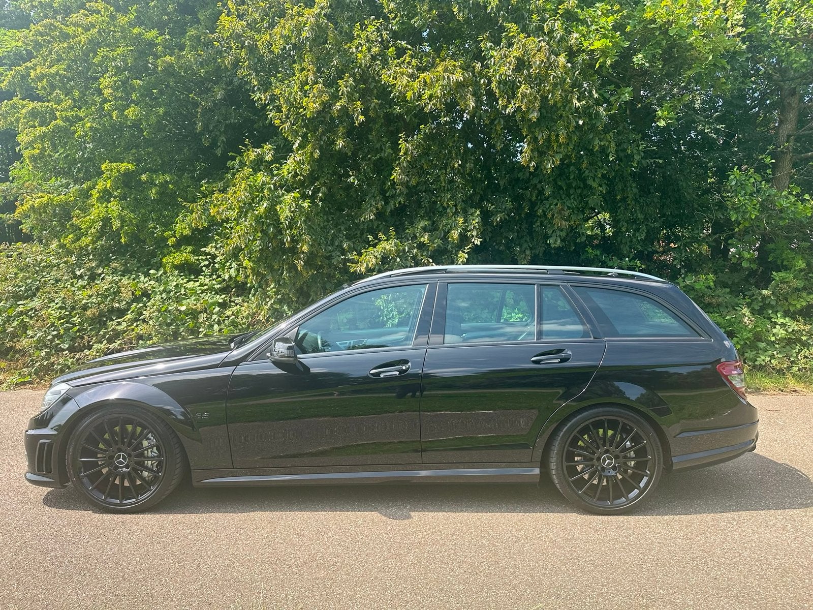 Mercedes-Benz C-Klasse 6.2 C63 AMG Estate AUT 2010 Zwart, Automaat, Achterwielaandrijving, 457 pk, 8 cilinders