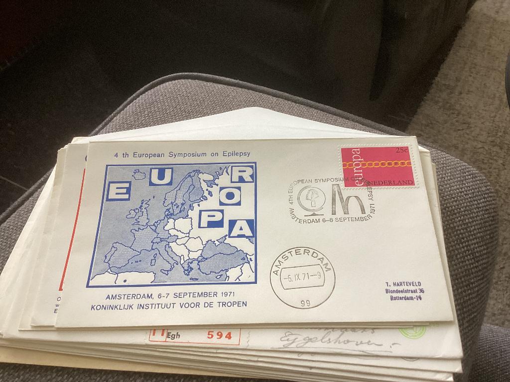 No2060 trompet T. Harteveld 6-9-1971 Europa Nederland, Ophalen, Onbeschreven, Nederland