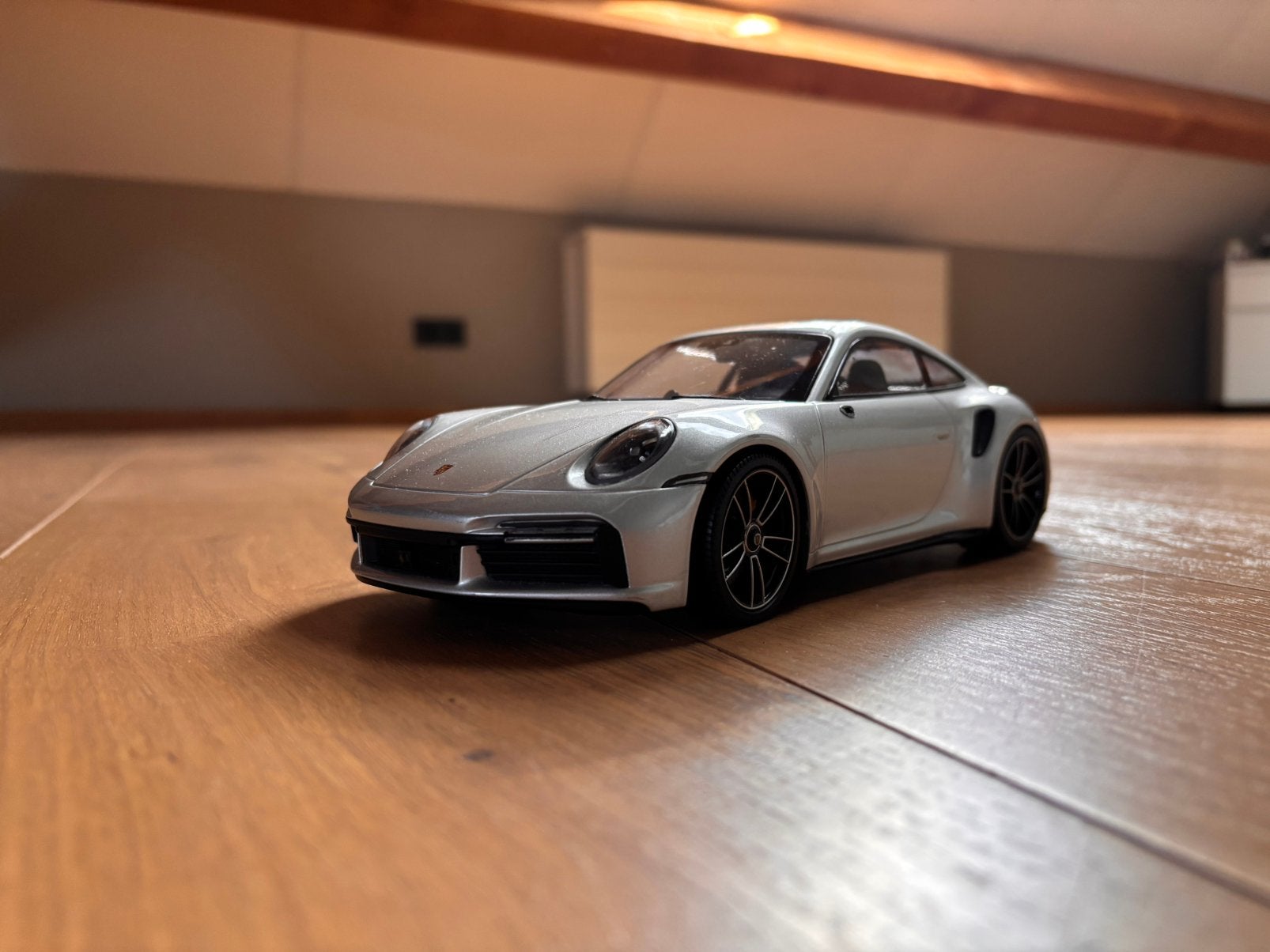 Modelauto porsche 911 turbo s, Ophalen of Verzenden, Zo goed als nieuw