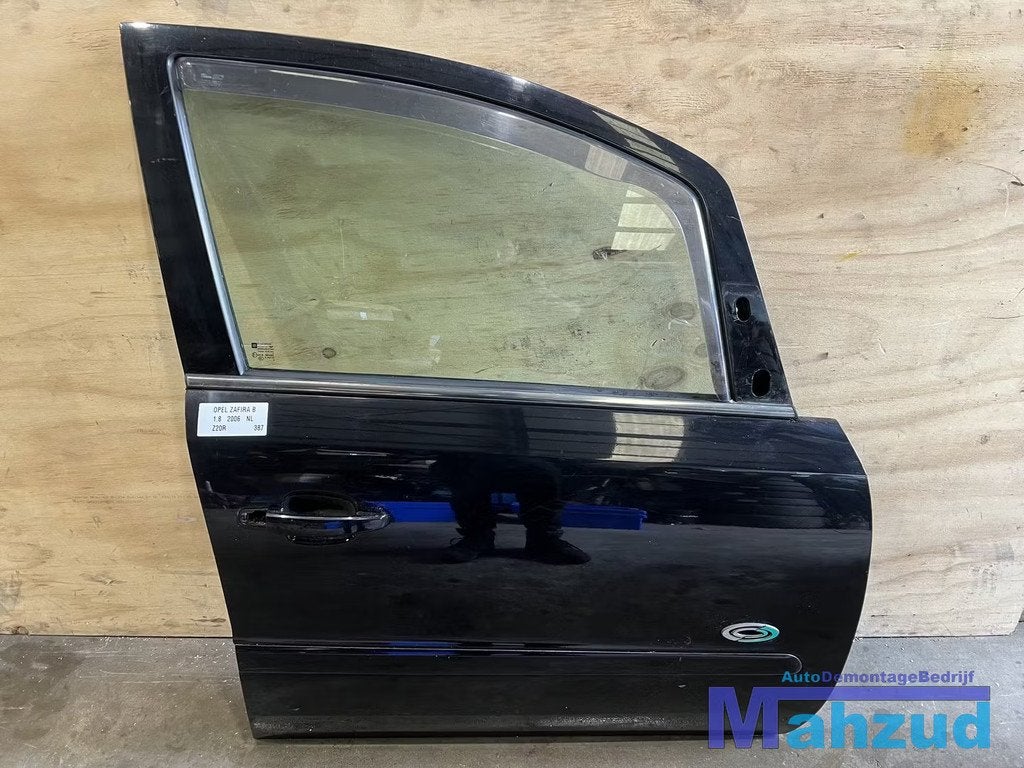 OPEL ZAFIRA B Zwart Z20R rechts voor deur portier 2005-2011, Auto-onderdelen, Gebruikt, Deur, Opel Automobile GmbH, Ophalen of Verzenden