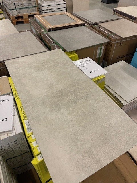 Restpartij! Vloertegel Mild Grey 60x60 nu voor maar €22,50