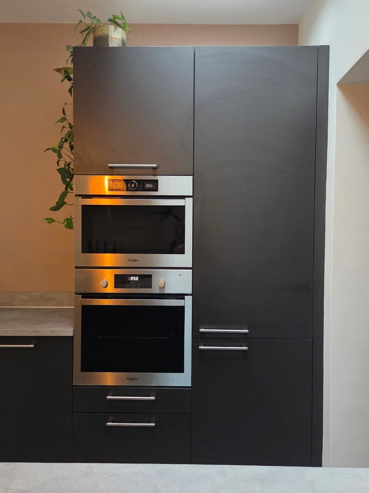 Whirlpool inbouw Combimagnetron & Oven set (nieuw €1200), Ophalen, 45 tot 50 cm, Whirlpool, 60 cm of meer