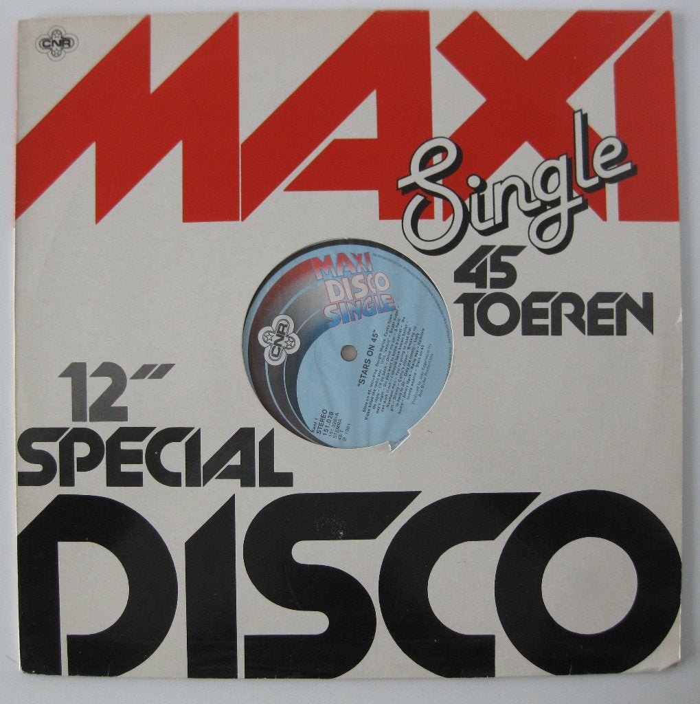 Maxi Disco Single - Stars on 45", Ophalen of Verzenden, Zo goed als nieuw, Overige genres