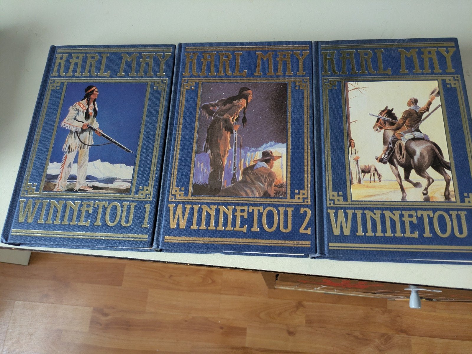 Karl May Winnetou 1, 2 en 3 - Complete set HARDCOVER, Ophalen of Verzenden, Zo goed als nieuw, Karl May