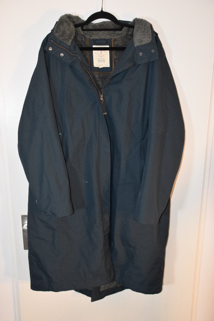 prachtige zgan blauwe winterjas Seasalt Cornwall maat 50, Kleding | Dames, Blauw, Ophalen of Verzenden, Seasalt Cornwall, Jas of Mantel