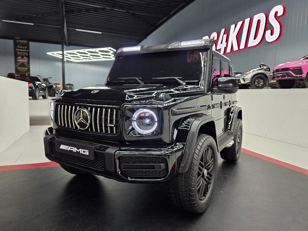 Kinderauto Mercedes G63 XL - 24 volt - leren zit - 2 pers.