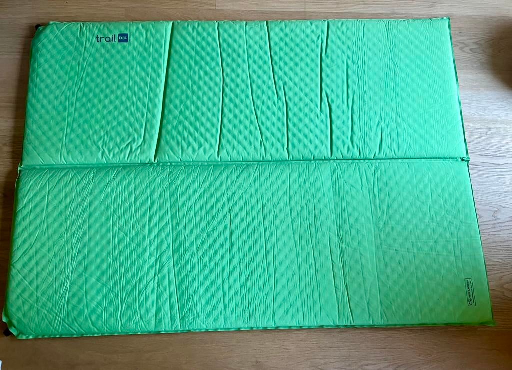 Trail DBL (Highlander) zelfopblazend slaapmat (183x132x5cm), Caravans en Kamperen, Slaapmatten, Ophalen of Verzenden, Zo goed als nieuw