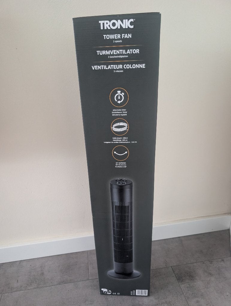 Toren ventilator nieuw in doos!!!!, Ophalen, Nieuw, Torenventilator