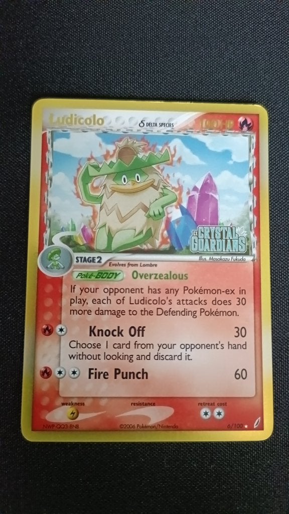 Ludicolo δ Delta Species (CG 6) STAMPED, Verzenden, Zo goed als nieuw, Losse kaart