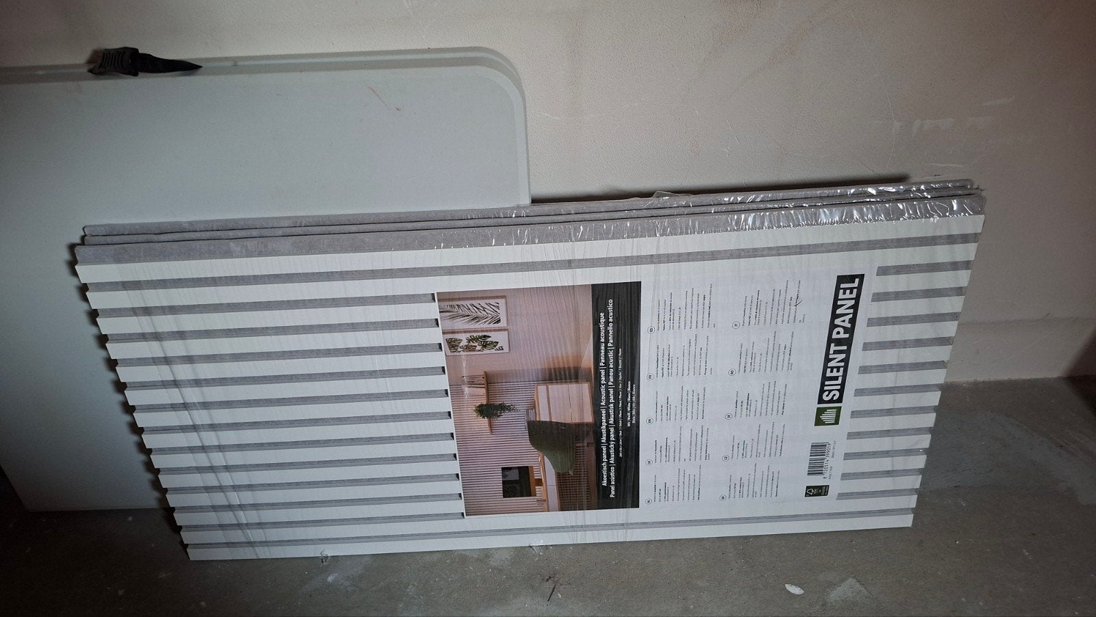 Wandpanelen wit en grijs, Ophalen, Nieuw, Wandbord of Wandpaneel