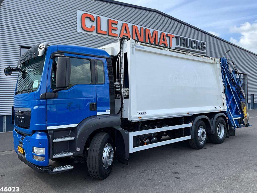 MAN TGS 26.320 VDK 22m³ (bj 2014), Automaat, Euro 5, Parkeercamera, 320 pk