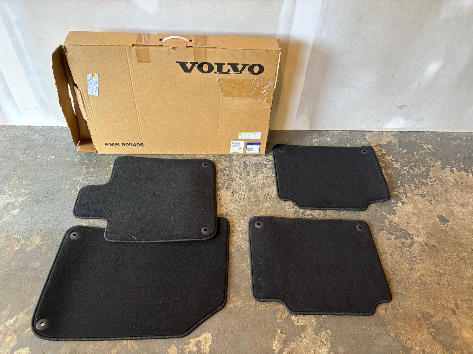 Originele Volvo V541/V542 LHD Charcoal Mattenset, Ophalen of Verzenden, Nieuw